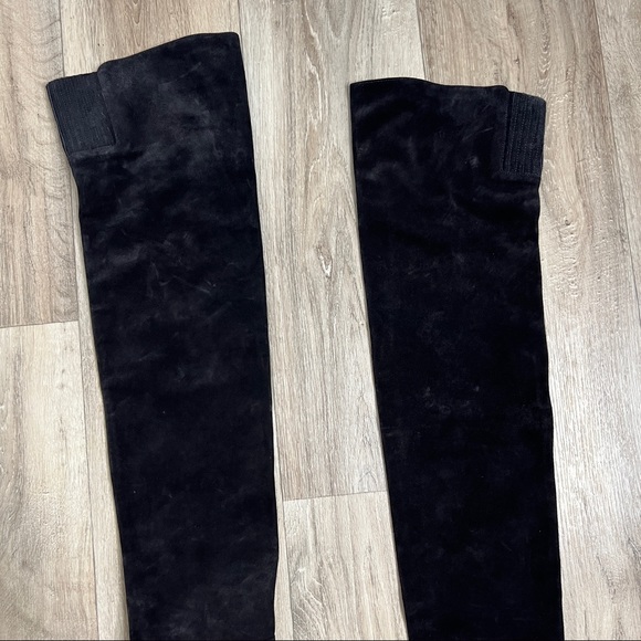 Isabel Marant ‘Dazzle’ Thigh High Boots Black Suede Size 38 - Picture 4 of 16